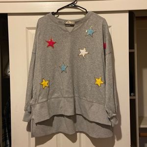 Sweatshirt with stars
